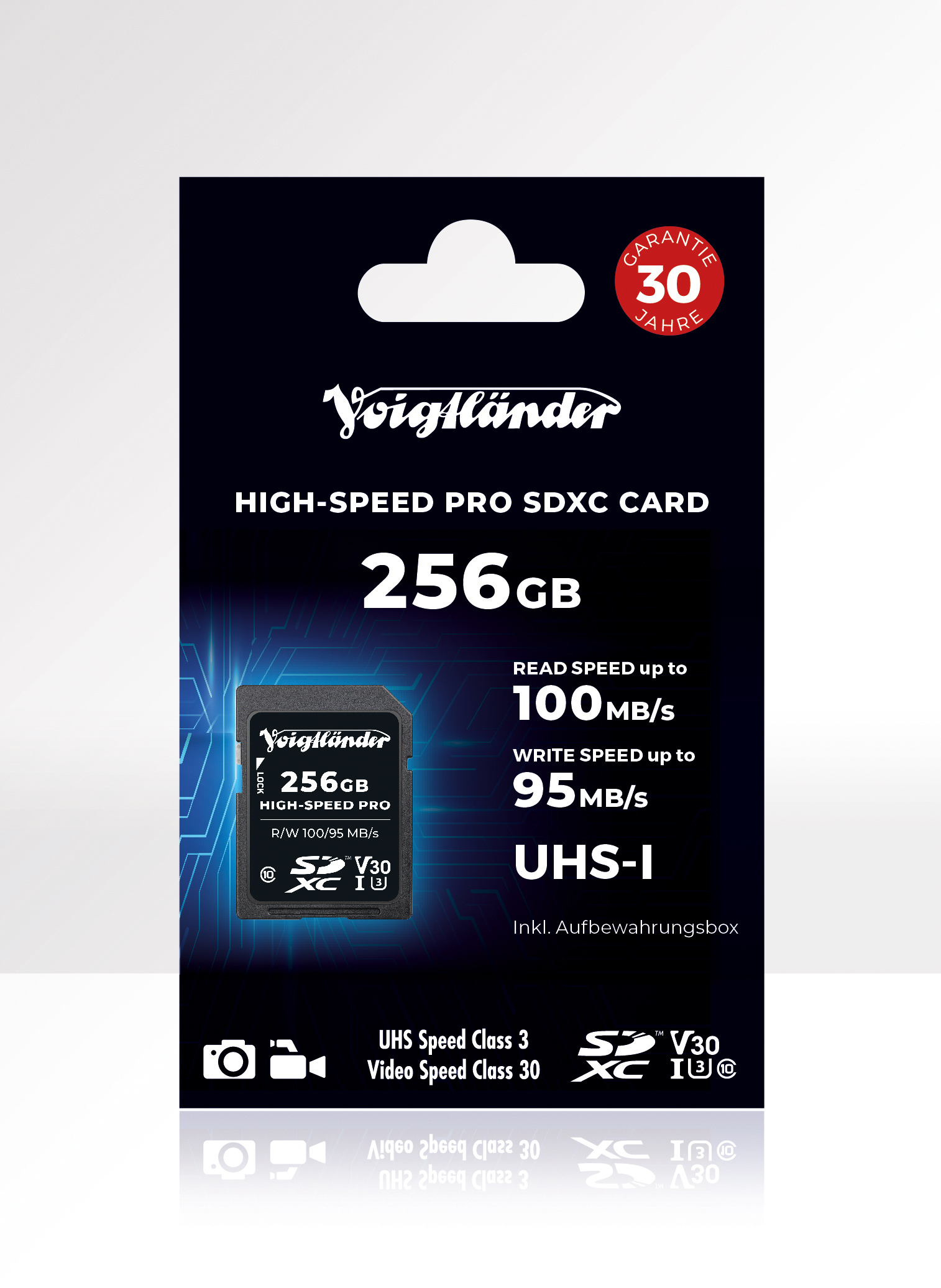 Voigtländer SDHC 256GB memory card SDXC