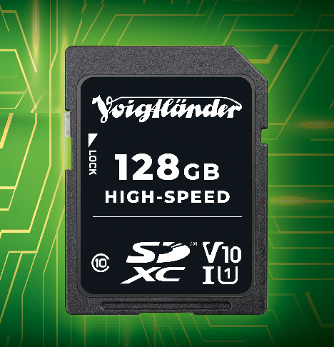 Voigtländer memory card Highspeed SDXC 128