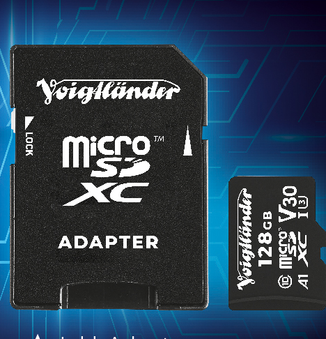 Voigtländer memory card MicroSDHC 128GB