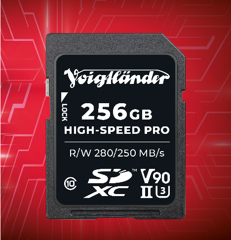 Voigtländer memory cards Highspeed Ultra SDXC 256GB_ new